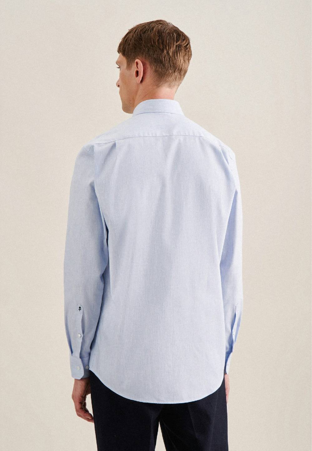 Studio Seidensticker Twill Business Hemd in Regular mit Button-Down-Kragen Blitzangebot