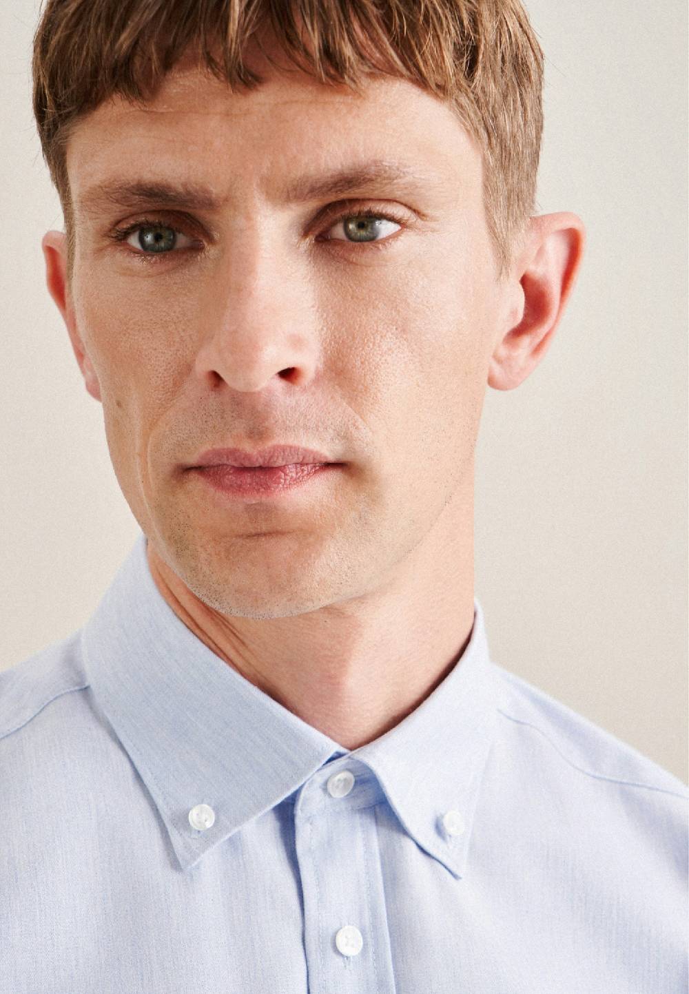 Studio Seidensticker Twill Business Hemd in Regular mit Button-Down-Kragen Blitzangebot