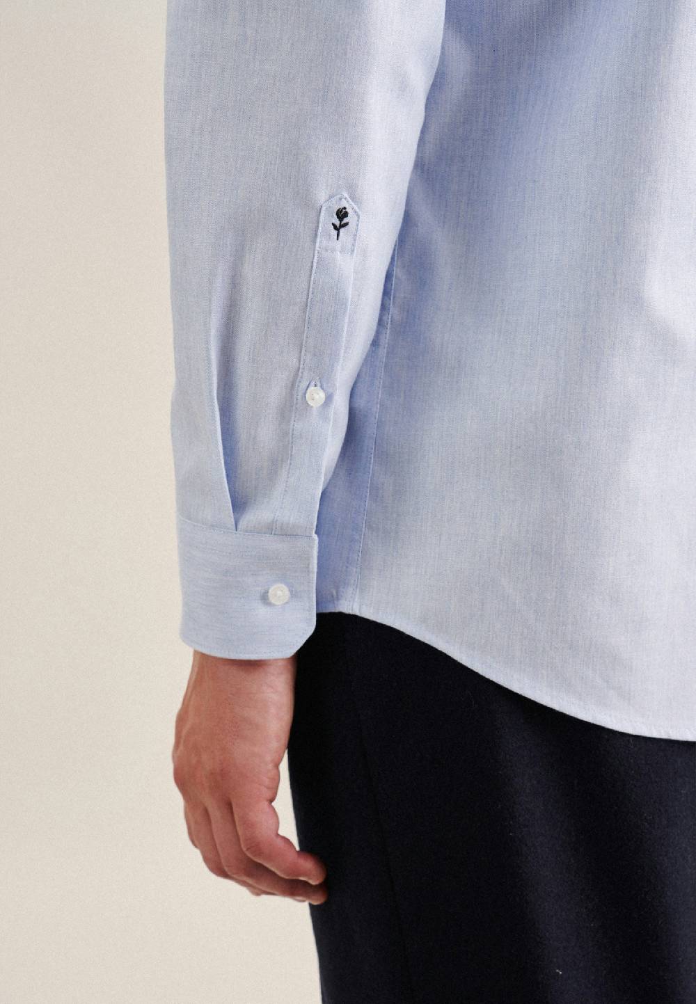 Studio Seidensticker Twill Business Hemd in Regular mit Button-Down-Kragen Blitzangebot