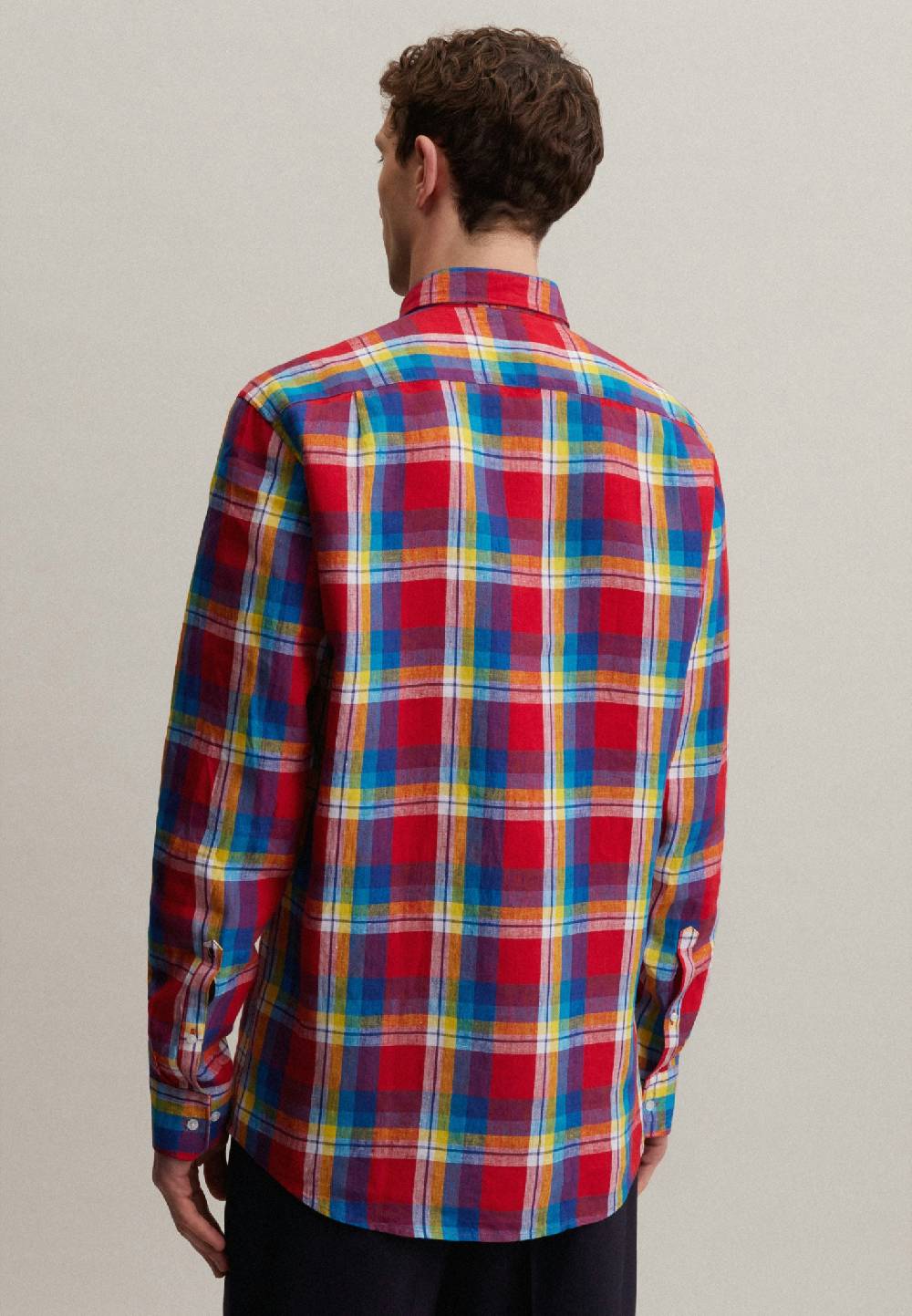 Studio Seidensticker Leinen Business Hemd in Regular mit Button-Down-Kragen Bestseller