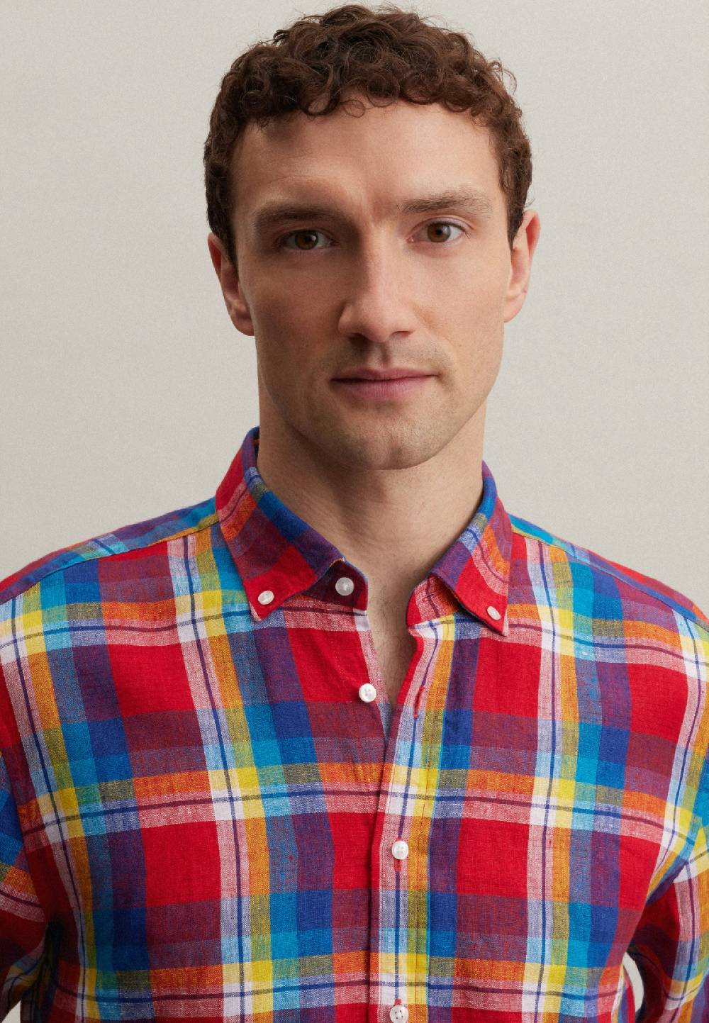 Studio Seidensticker Leinen Business Hemd in Regular mit Button-Down-Kragen Bestseller