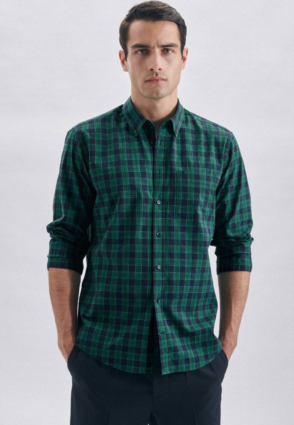 Studio Seidensticker Oxford Oxfordhemd in Regular mit Button-Down-Kragen Räumungsverkauf
