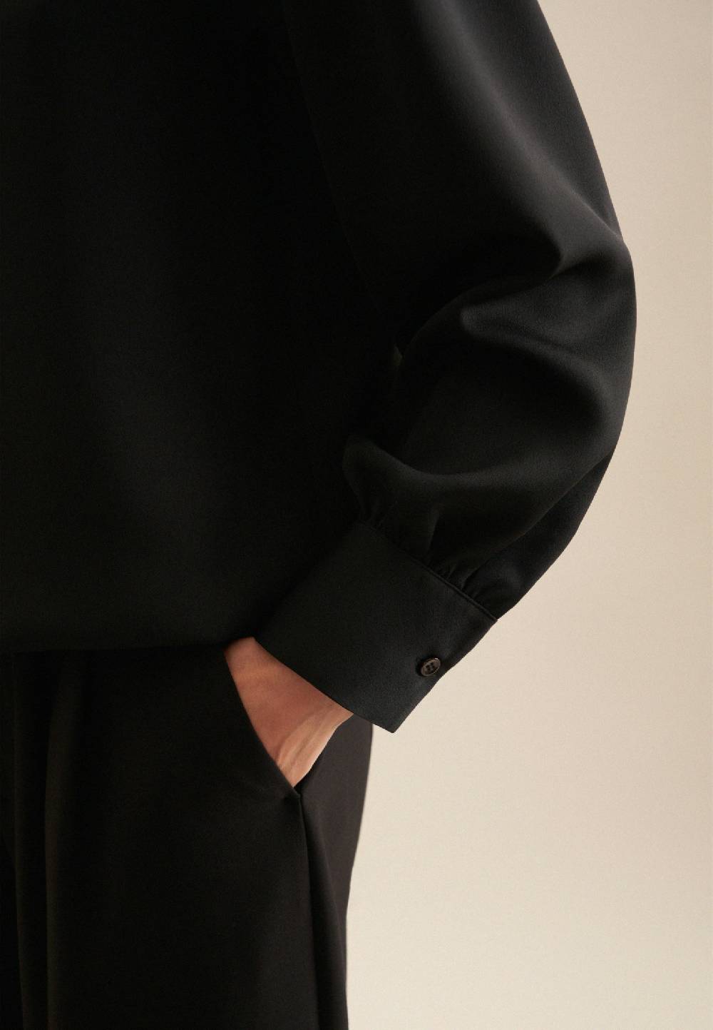Studio Seidensticker Krepp Hemdbluse Blitzverkäufe