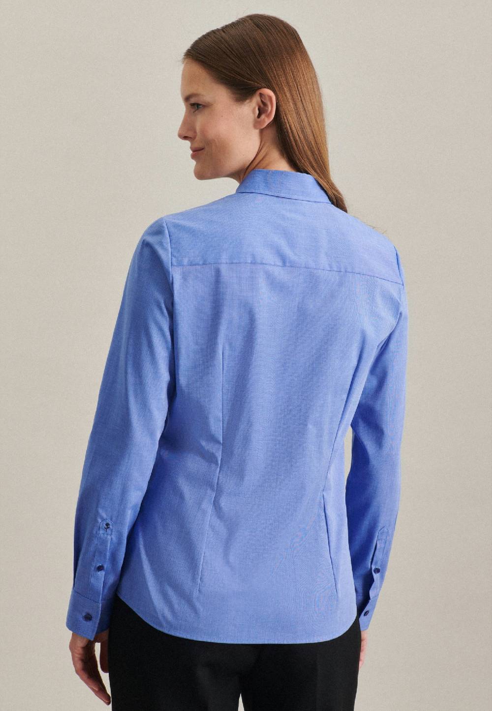 Studio Seidensticker Bügelfreie Fil a fil Hemdbluse Preisnachlass