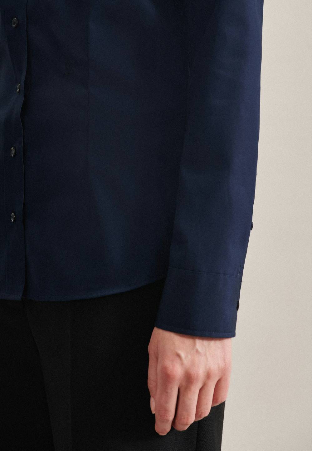 Studio Seidensticker Bügelfreie Fil a fil Hemdbluse Heißer Verkauf