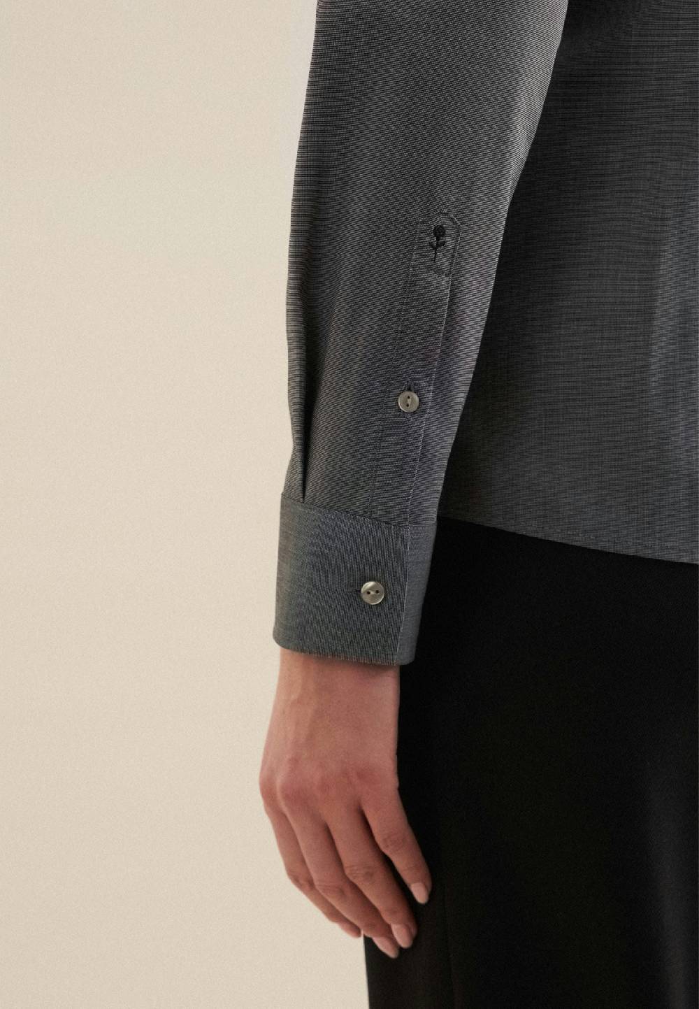 Studio Seidensticker Bügelfreie Fil a fil Hemdbluse Bestseller