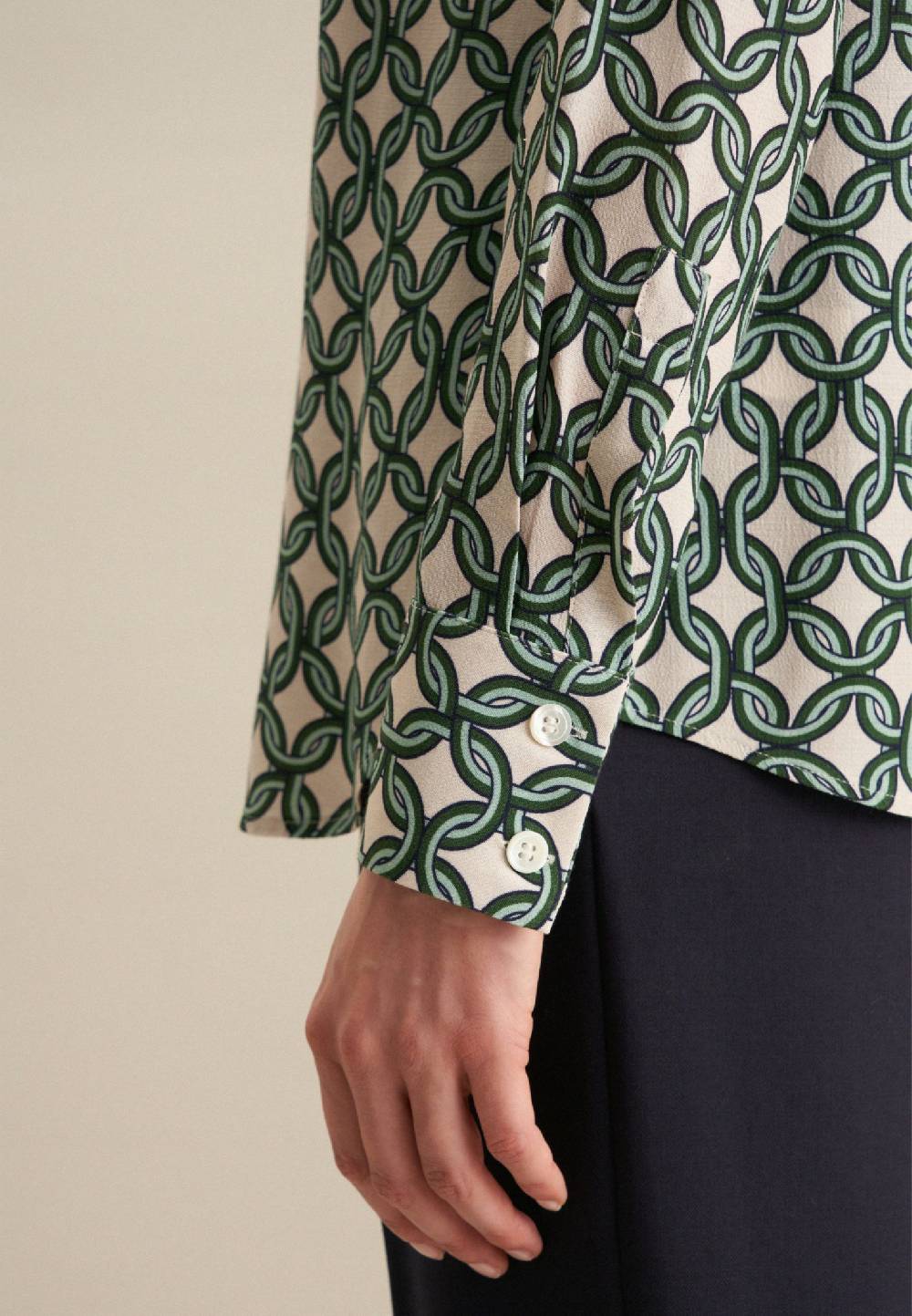 Studio Seidensticker Krepp Hemdbluse Bis zu 50% Rabatt