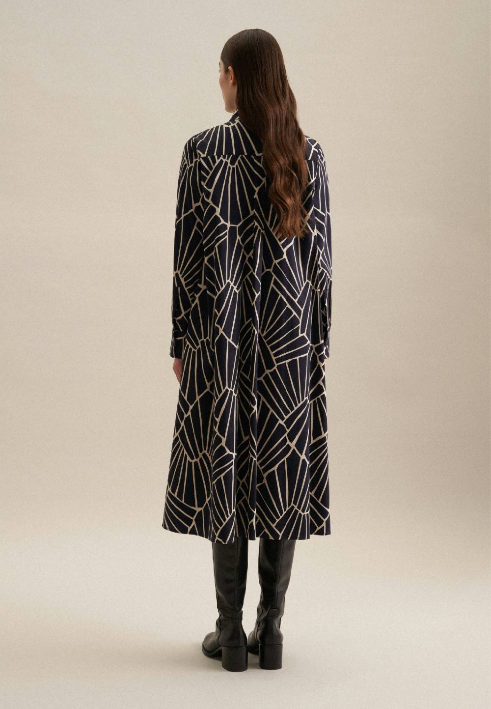 Studio Seidensticker Satin Midi Kleid Nur für heute