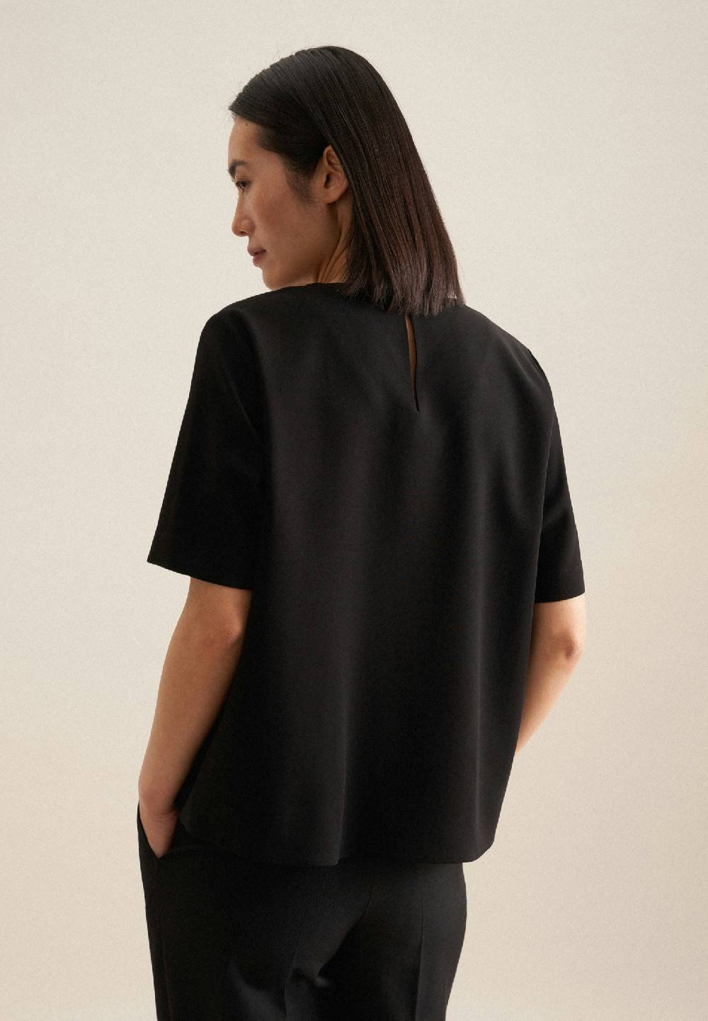 Studio Seidensticker Rundhals Shirt Regular Super Rabatt