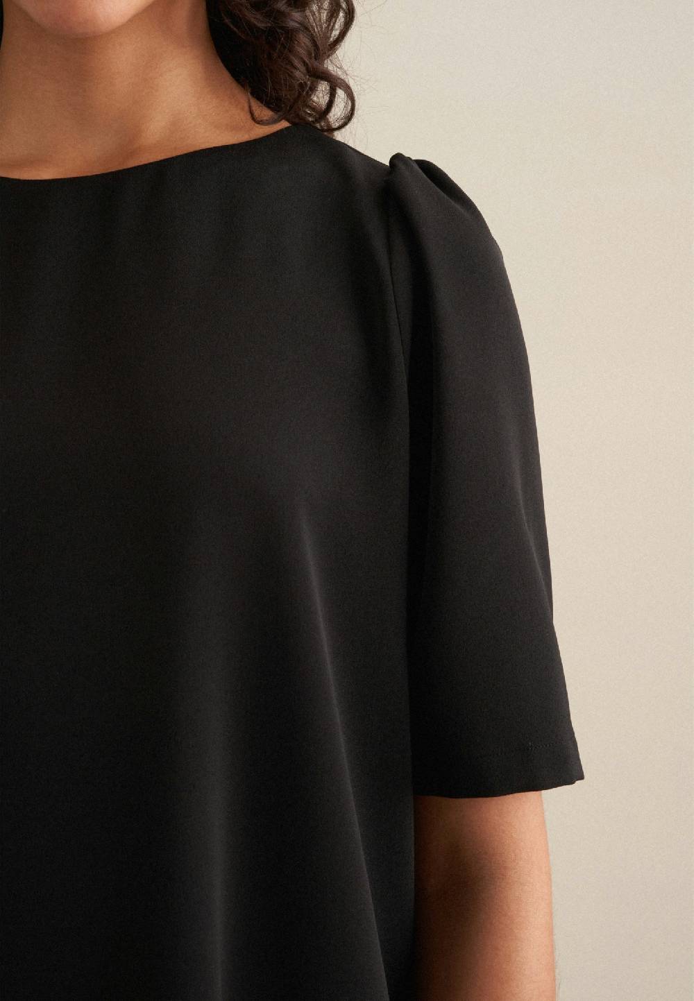 Studio Seidensticker Krepp Mini Kleid 50% Rabatt für begrenzte Zeit