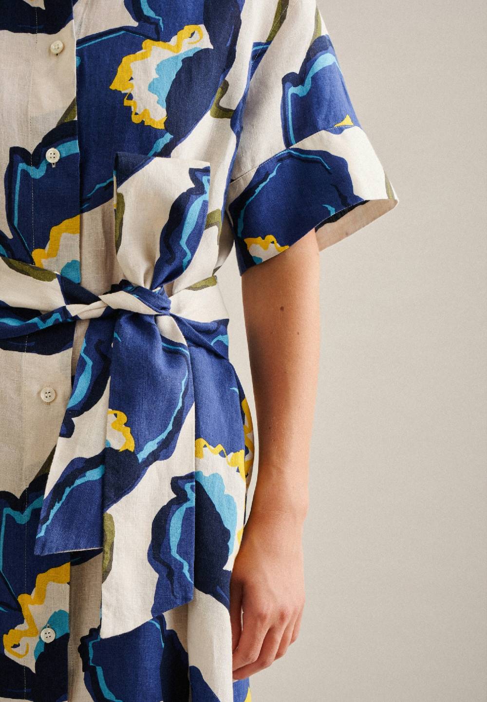 Studio Seidensticker Leinen Midi Kleid Online
