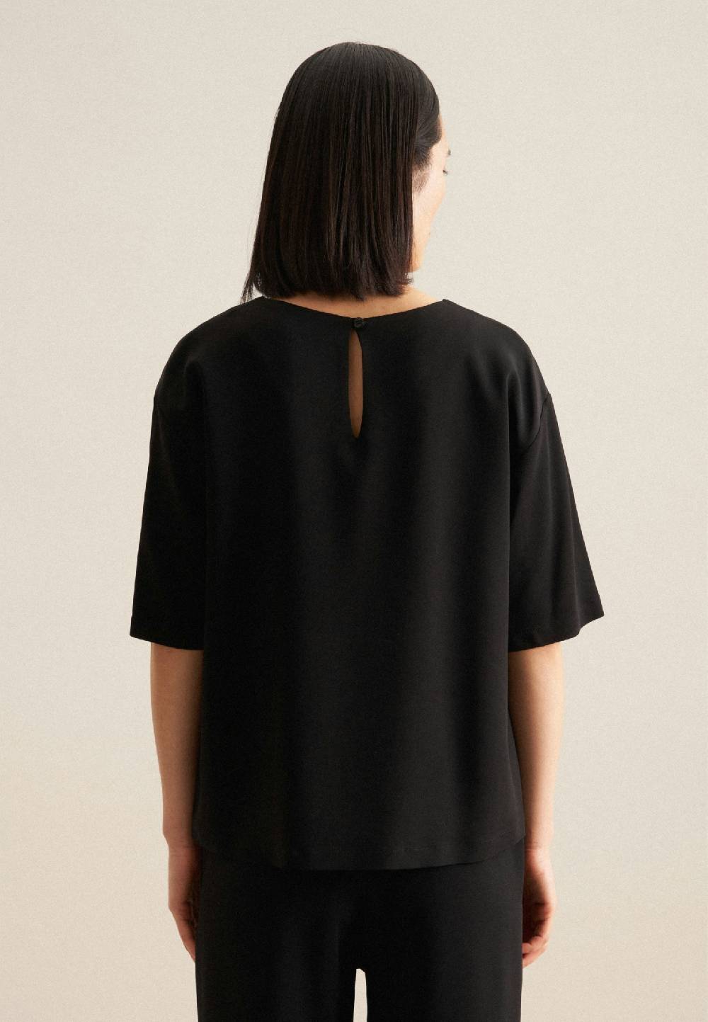 Studio Seidensticker Kurzarm Krepp Shirt Top Angebot