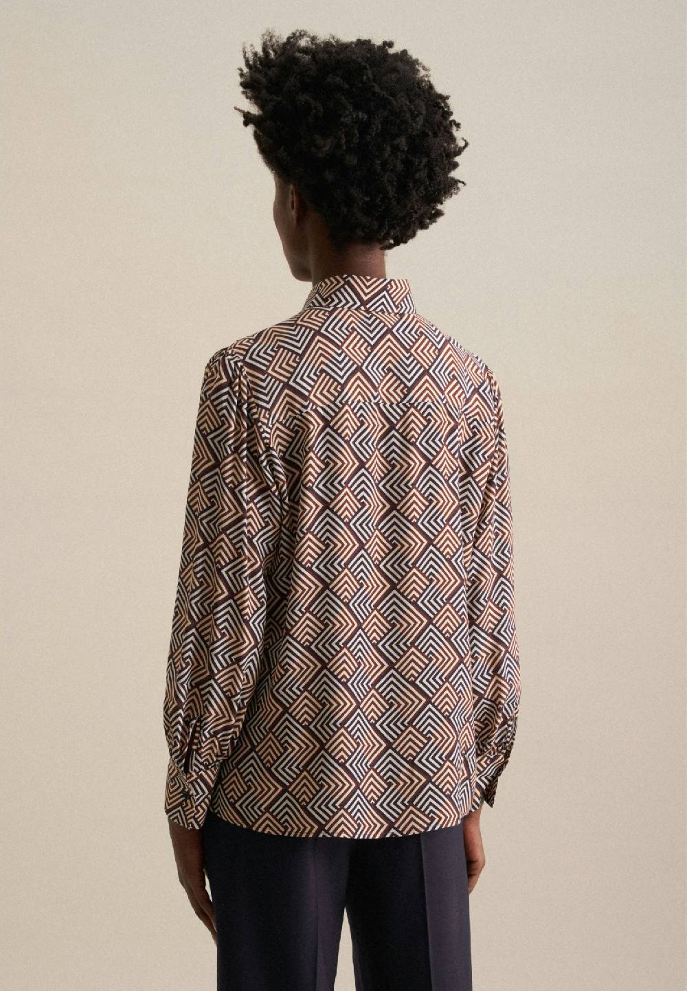 Studio Seidensticker Krepp Hemdbluse Bis zu 60% Rabatt