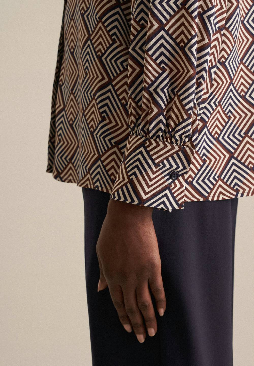 Studio Seidensticker Krepp Hemdbluse Bis zu 60% Rabatt