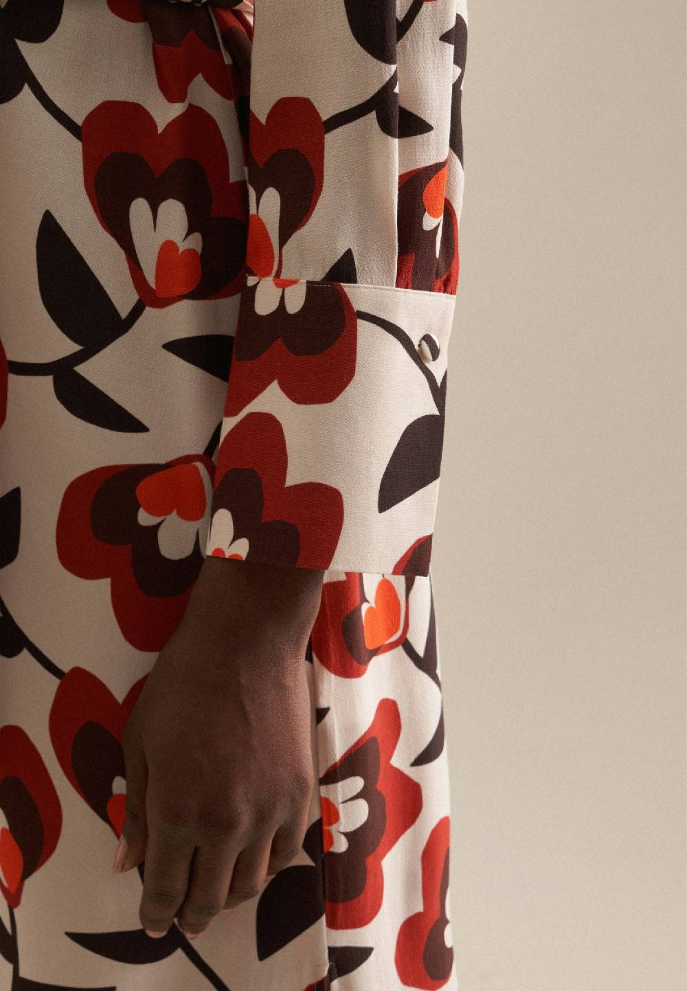 Studio Seidensticker Krepp Maxi Kleid Online Outlet