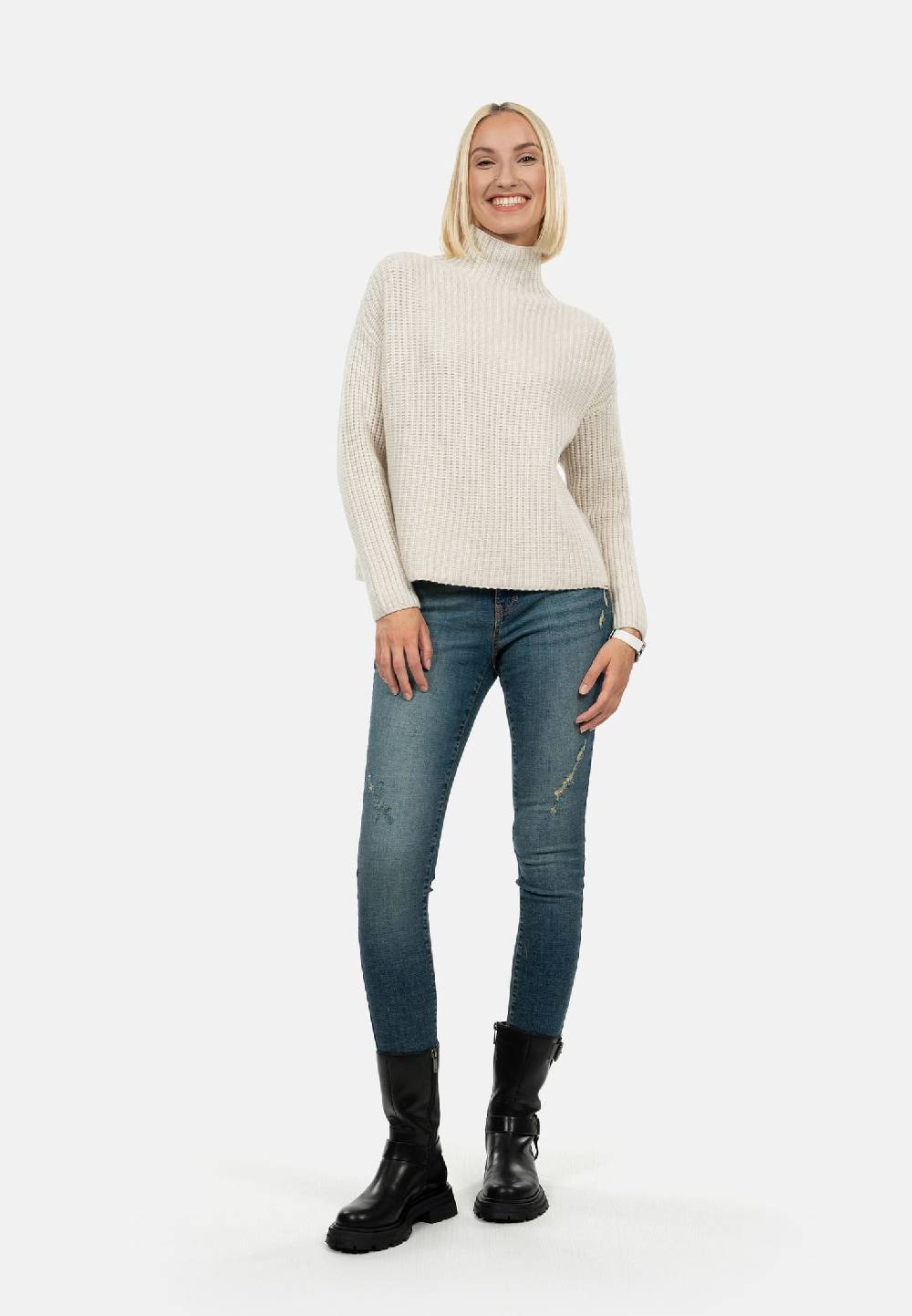 Suri Frey Strickpullover mit Turtleneck SFY Freyday Großer Ausverkauf