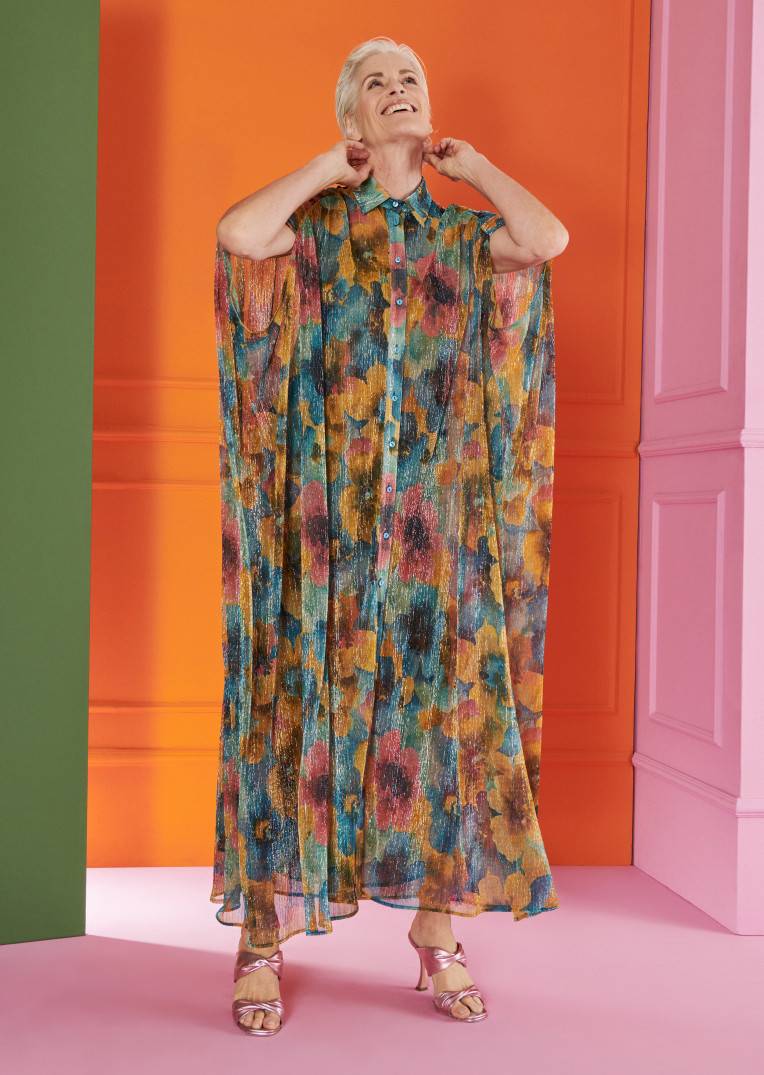 Talbot Runhof Langes Kleid Locker1 Weihnachtsangebot