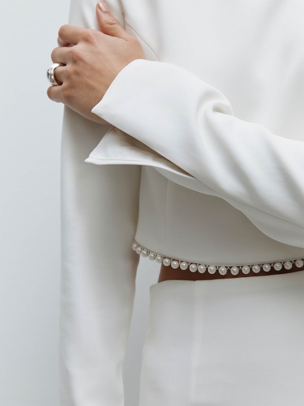 Fleur by Kaviar Gauche Fleur by Kaviar Gauche Bluse 'Bridal' in Weiß Günstig kaufen