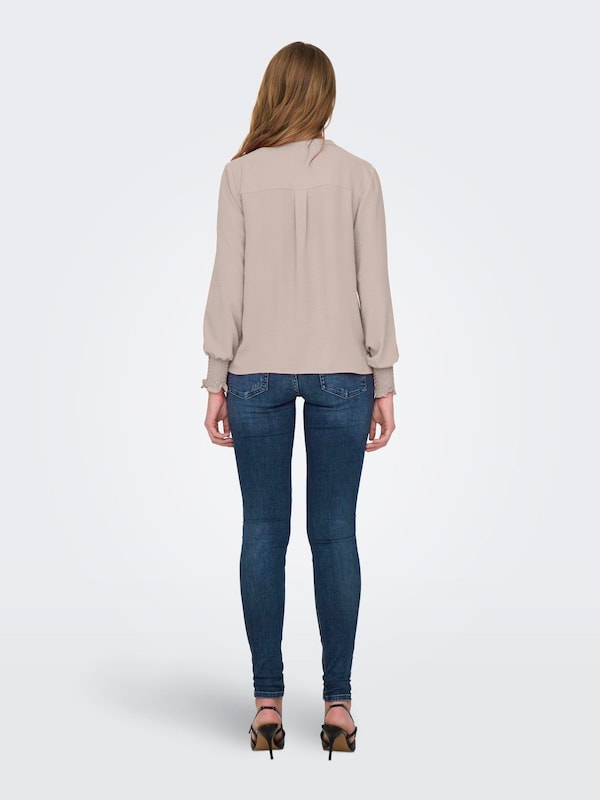 ONLY ONLY Bluse 'ONLMette' in Beige Großer Ausverkauf