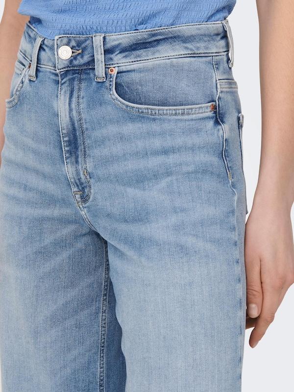 ONLY ONLY Wide Leg Jeans 'Madison' in Blue Denim Flash Sale