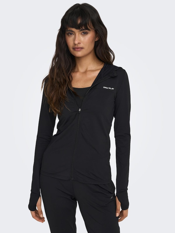 ONLY PLAY ONLY PLAY Sportsweatjacke 'Mila' in Schwarz Clearance-Verkauf
