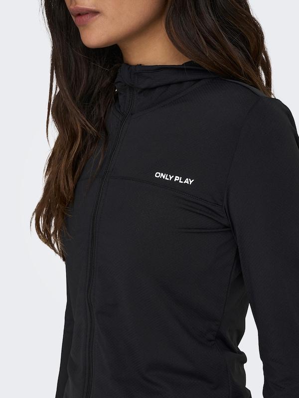 ONLY PLAY ONLY PLAY Sportsweatjacke 'Mila' in Schwarz Clearance-Verkauf