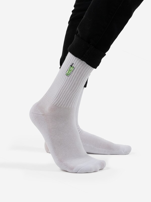 Occulto Occulto Socken 'Robin' in Weiß Schlussverkauf