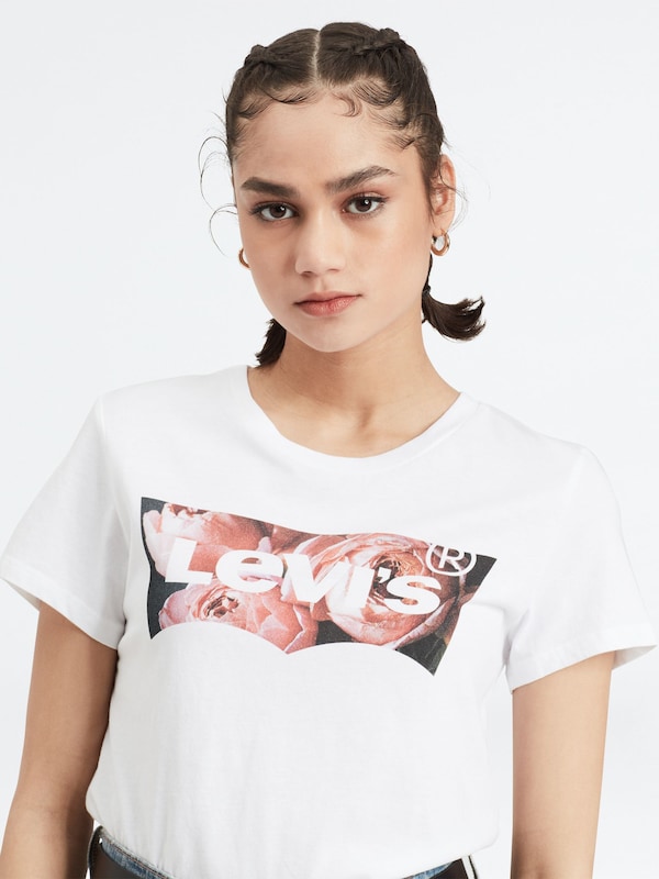 LEVI'S ® LEVI'S ® T-Shirt 'The Perfect' in Weiß Tiefpreis