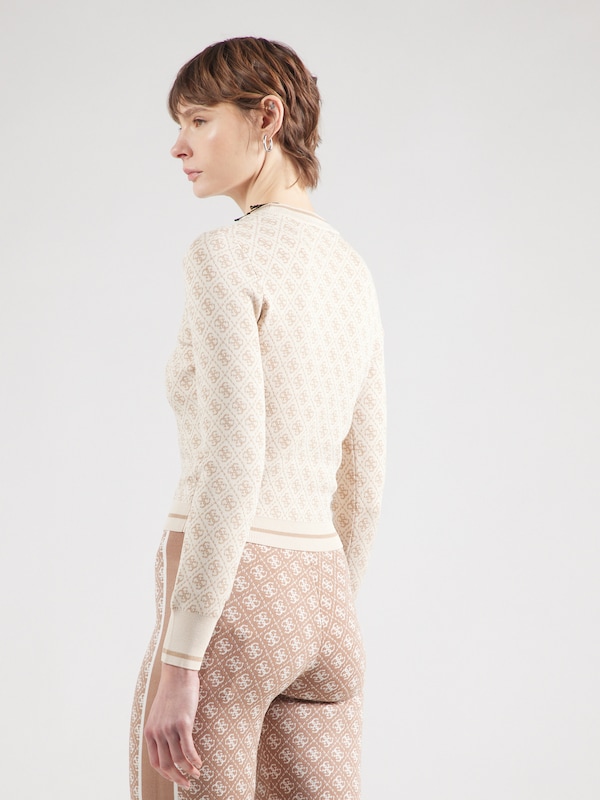 GUESS GUESS Pullover 'Lise' in Beige Creme Letzte 2 Tage