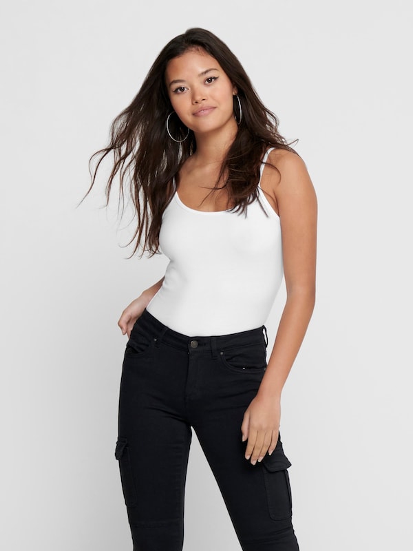 ONLY ONLY Top 'ONLLove' in Schwarz Weiß Sonderangebot
