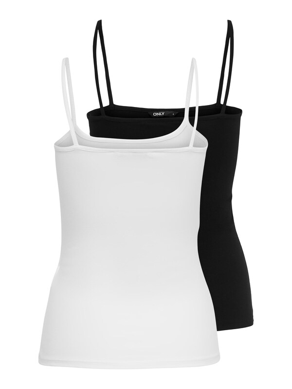 ONLY ONLY Top 'ONLLove' in Schwarz Weiß Sonderangebot