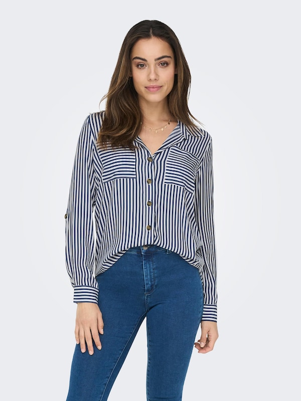 ONLY ONLY Bluse 'ONLYasmin' in Marine Online Shopping