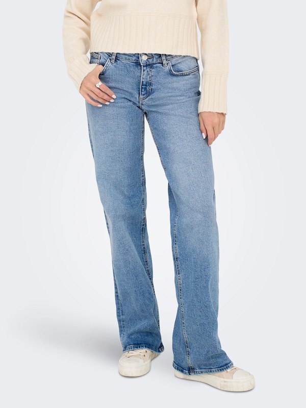 ONLY ONLY Loosefit Jeans 'Juicy' in Blue Denim Saisonschlussverkauf