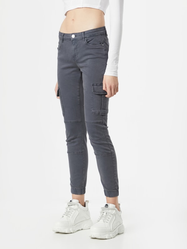 ONLY ONLY Slimfit Hose 'MISSOURI' in Grau Cyber Monday