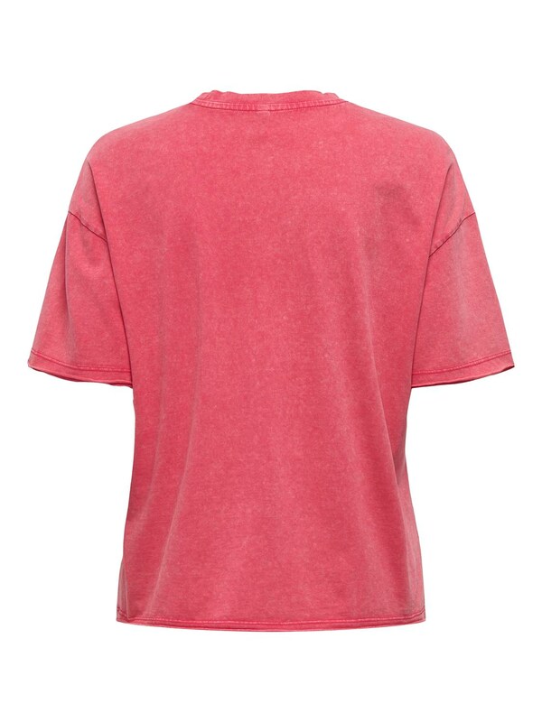 ONLY ONLY T-Shirt 'KINNA' in Kirschrot Rotmeliert Weihnachtsangebot