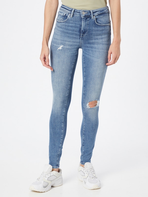 ONLY ONLY Skinny Jeans 'ONLPower Life' in Blue Denim Jubiläumsangebot
