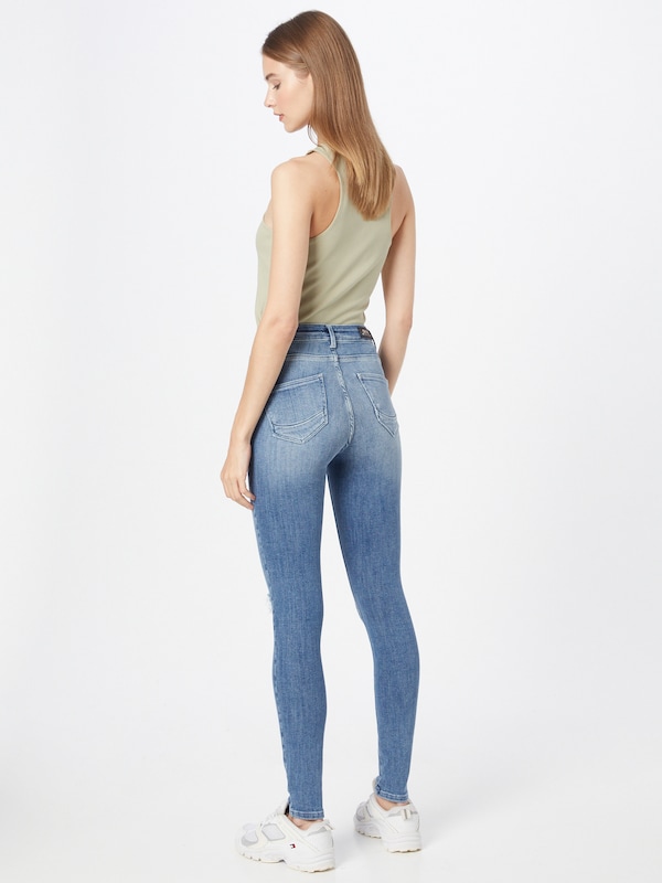 ONLY ONLY Skinny Jeans 'ONLPower Life' in Blue Denim Jubiläumsangebot