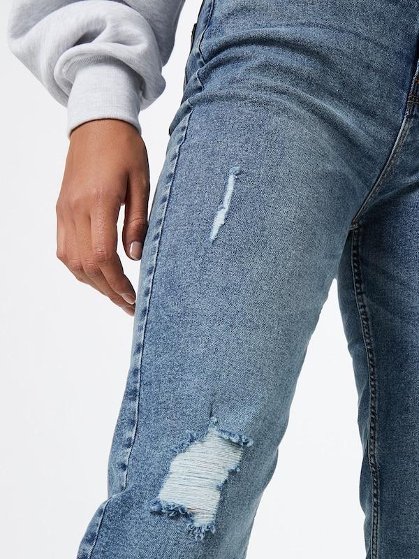 PIECES PIECES Slimfit Jeans 'Kesia' in Blue Denim Große Rabatte