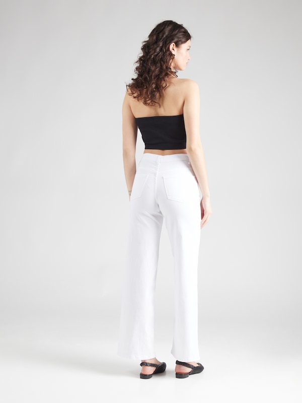 ONLY ONLY Wide Leg Jeans 'ONLMadison Blush' in White Denim Saisonale Angebote