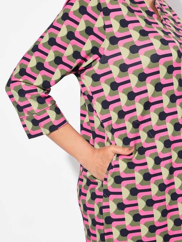 Ulla Popken Ulla Popken Kleid in Rosa Begrenzte Freigabe