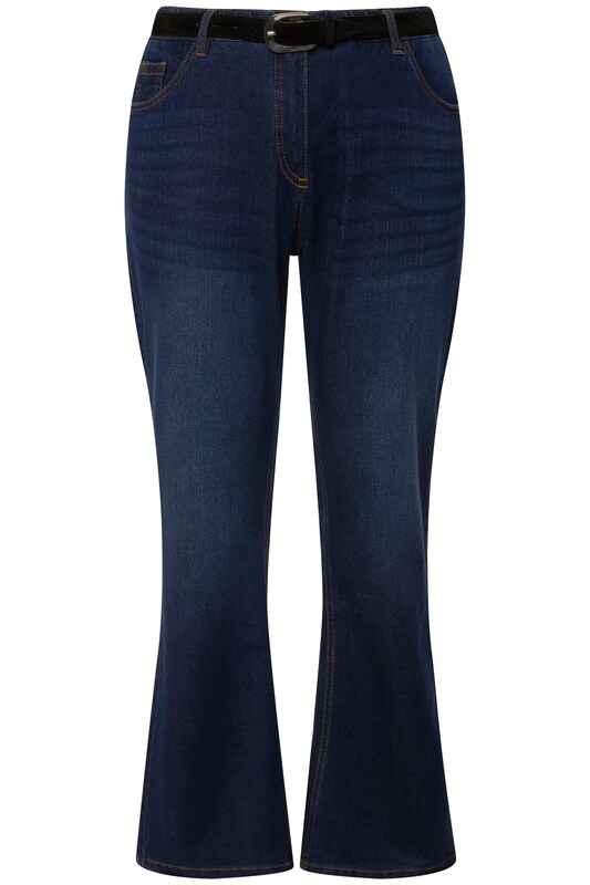 Ulla Popken Ulla Popken Bootcut Jeans in Dunkelblau Neueste Stile