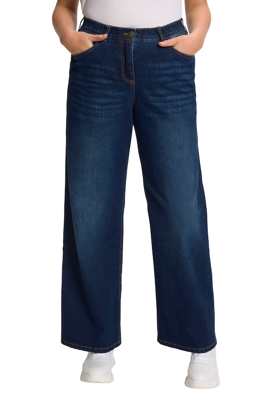 Ulla Popken Ulla Popken Wide Leg Jeans in Dunkelblau Letzte 2 Tage