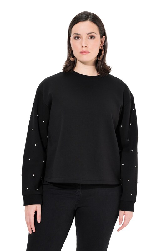 Ulla Popken Ulla Popken Sweatshirt in Schwarz Letzter Tag