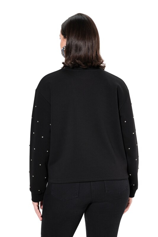 Ulla Popken Ulla Popken Sweatshirt in Schwarz Letzter Tag