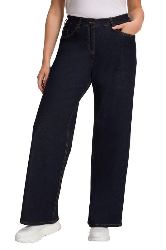 Ulla Popken Ulla Popken Wide Leg Jeans in Nachtblau Bis zu 50% Rabatt