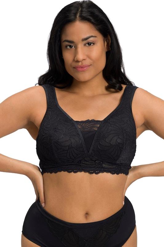 Ulla Popken Ulla Popken Bustier BH in Schwarz Bis zu 60% Rabatt