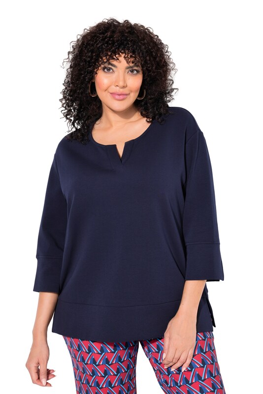Ulla Popken Ulla Popken Sweatshirt 'Punto' in Marine Bis zu 55% Rabatt