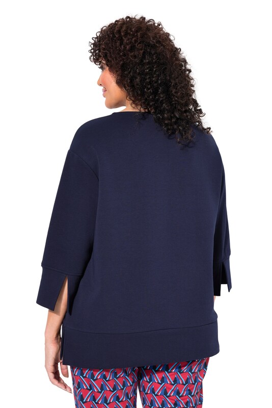 Ulla Popken Ulla Popken Sweatshirt 'Punto' in Marine Bis zu 55% Rabatt
