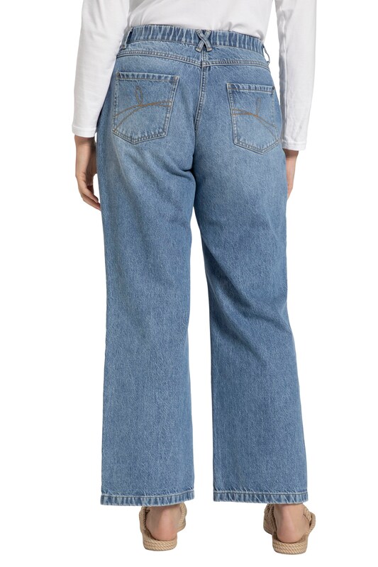 Ulla Popken Ulla Popken Wide Leg Jeans (GOTS) in Blue Denim Super Rabatt