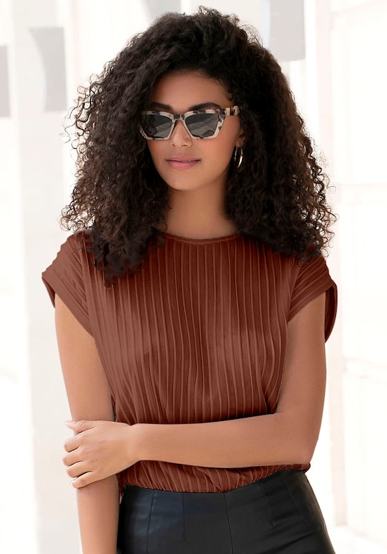 LASCANA LASCANA Shirt in Rostbraun Online